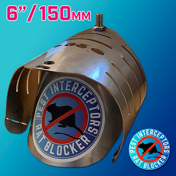 BARGAIN BUNDLE! 2 x 6 inch RAT FLAP plus FITTING POLE