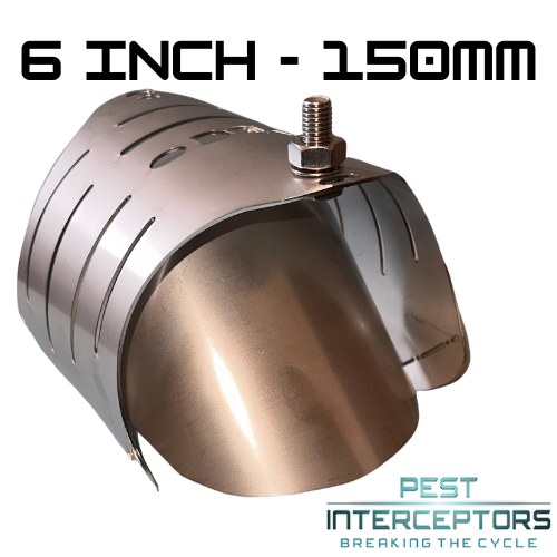 6 inch stainless steel none-return valve rat blocker