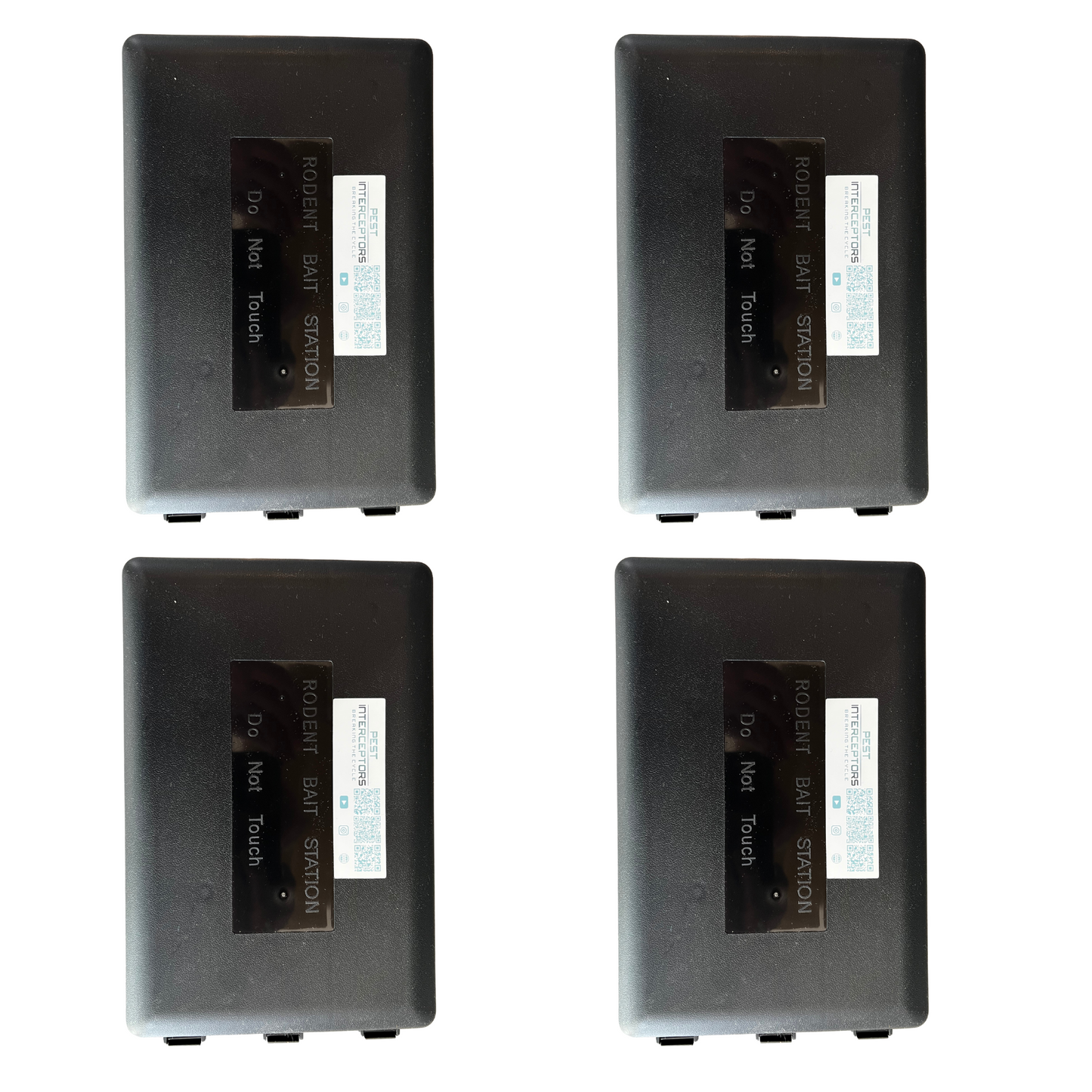 4x Rat Bait Stations + 4x Blue Bar Rat Trap Included, Tamper proof, Child safe , pet safe (4) pack from Pest Interceptors V2