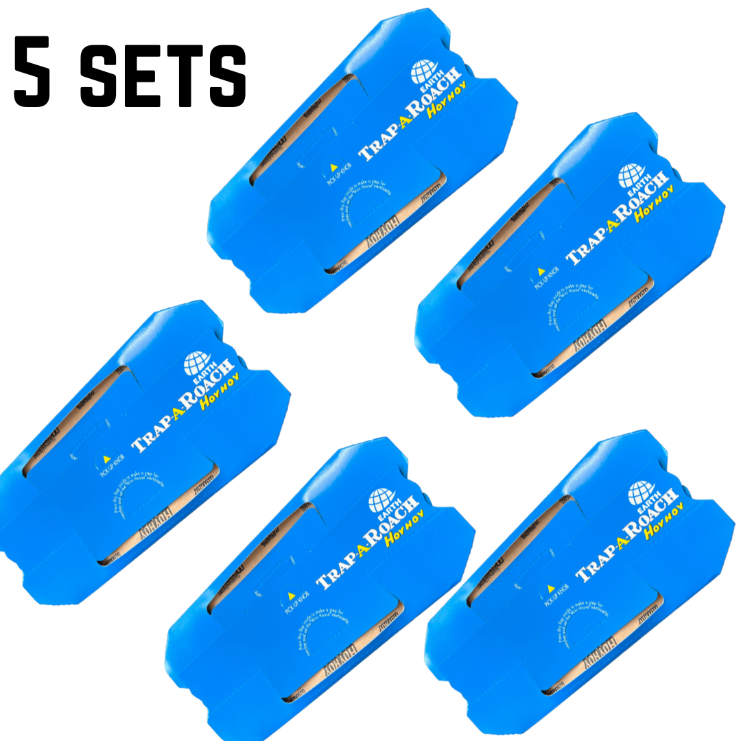 2x Hoy Hoy Trap-A-Roach Cockroach Sticky Trap 2x 5 pack (insecticide free!)