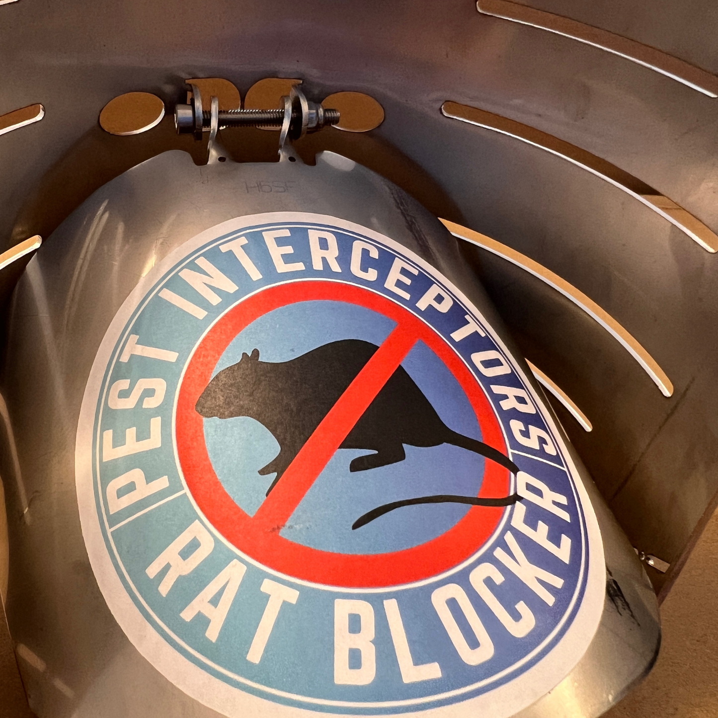 6 inch stainless steel none-return valve rat blocker