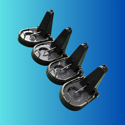 4x Black Cat Rat Traps - Genuine