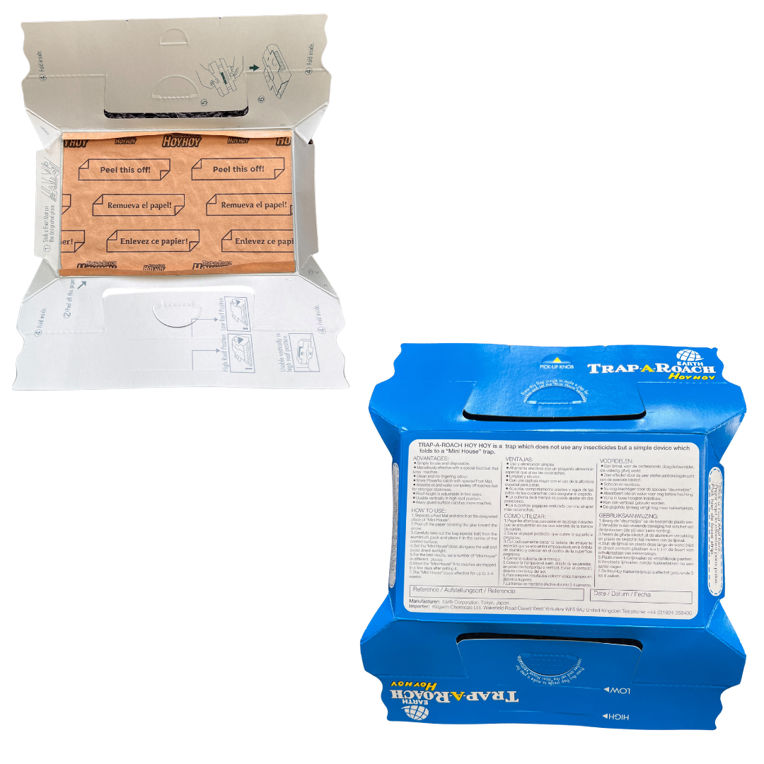 2x Hoy Hoy Trap-A-Roach Cockroach Sticky Trap 2x 5 pack (insecticide free!)