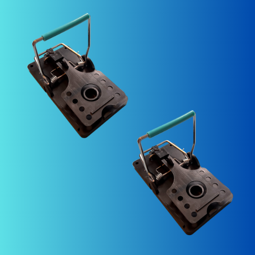 2x Rat Traps - The Blue Bar Snap Back Rat Trap from Pest Interceptors!