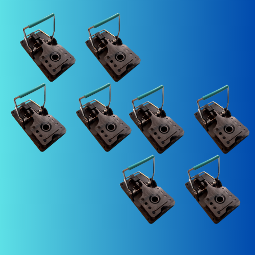 8x Rat Traps - The Blue Bar Snap Back Rat Trap from Pest Interceptors!