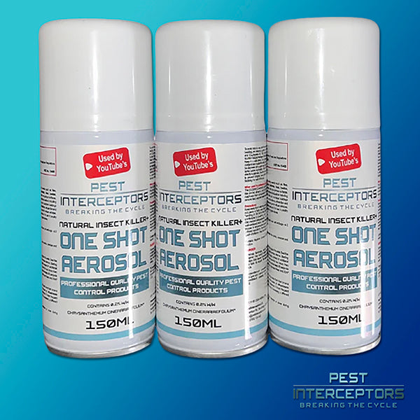 3 x One-Shot Aerosol Insecticidal Space Fogger by Pest Interceptors ...