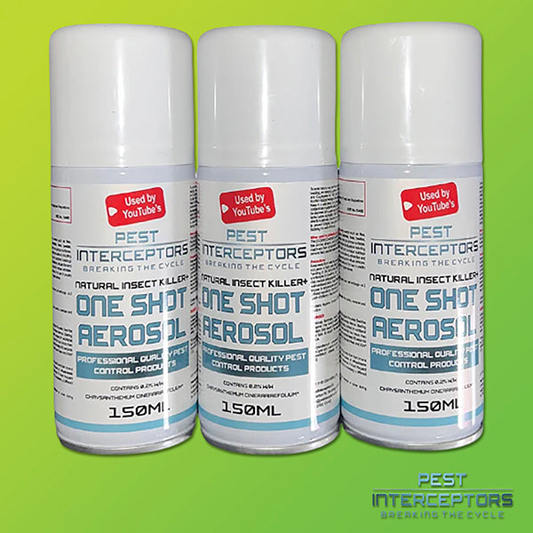 3 x One-Shot Aerosol Insecticidal Space Fogger by Pest Interceptors
