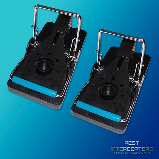 2 x Mouse traps - The Blue Bar Snap Back Trap from Pest Interceptors!