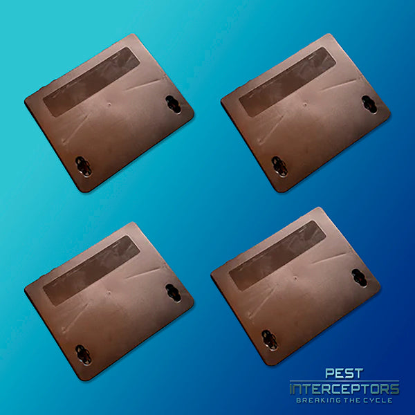 Rat Bait Station x 4, Tamper-proof, Child-safe, Pet-safe (4) pack from Pest Interceptors