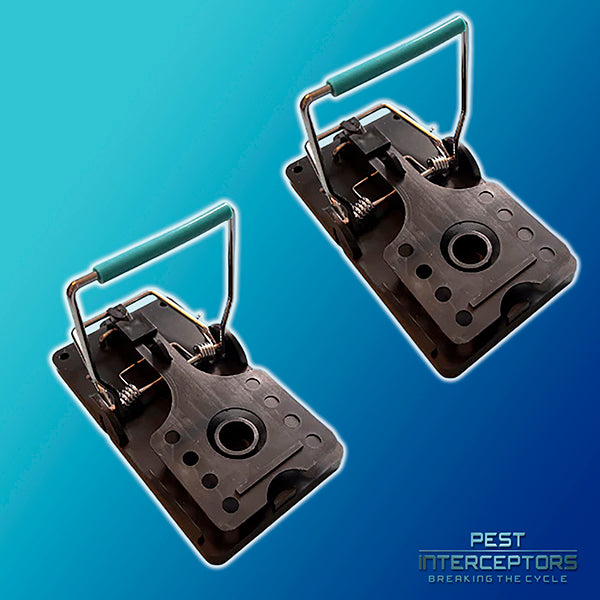 2 x Rat Traps  - The Blue Bar Snap Back Rat Trap from Pest Interceptors!
