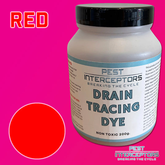 DRAIN DYE 200G (RED)