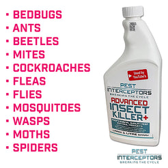 ADVANCED INSECT KILLER 1 Litre + 3 active ingredients including an IGR ...