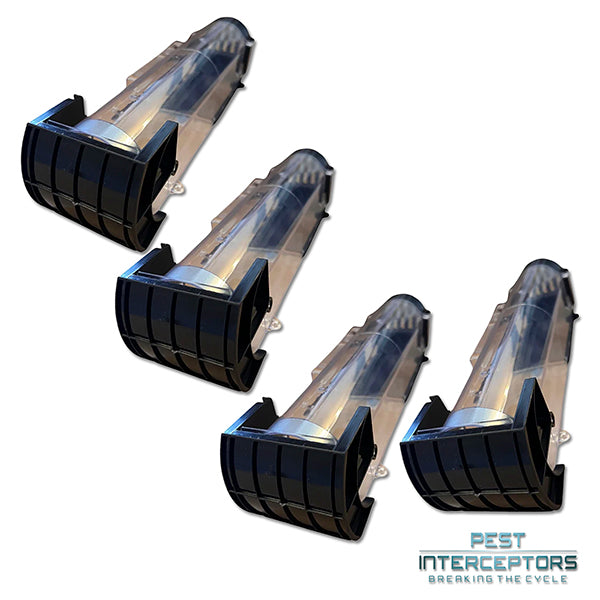 Pest Interceptors 4 Pack Live Capture Trap Humane mouse trap indoor and outdoor use. NO-KILL