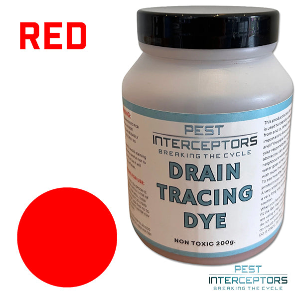 DRAIN DYE 200G (RED)