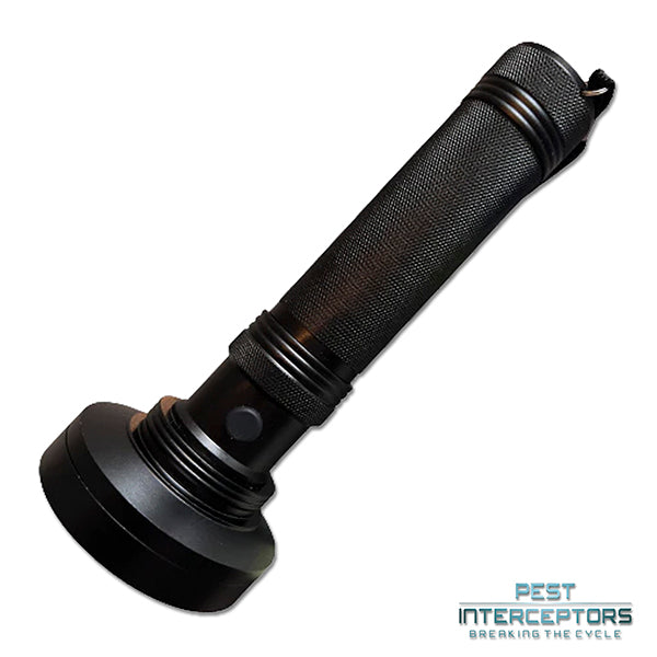 UV Torch Light Blacklight Flashlight (100 LED) for Tracking Rodents - Rats/Mice/Squirrels for Tracing Pests Inside Home