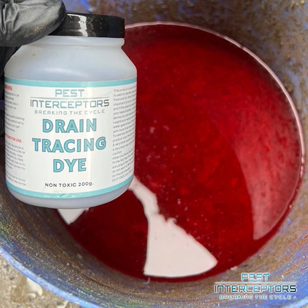 DRAIN DYE 200G (RED)