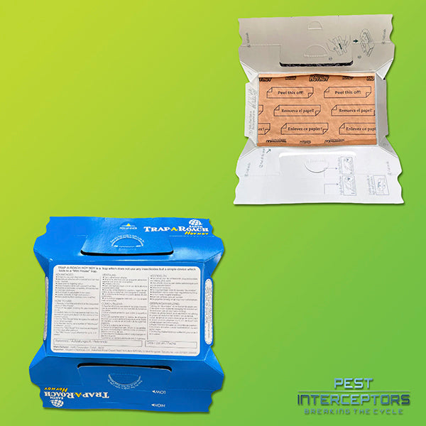 4 x Hoy Hoy Trap-A-Roach Cockroach Sticky Trap 4x 5 pack (20 Traps per order) (insecticide free!)