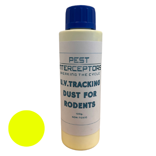 Tracking Rodent Flour Using U.V. TRACKING DUST for RODENTS – PEST INTERCEPTORS