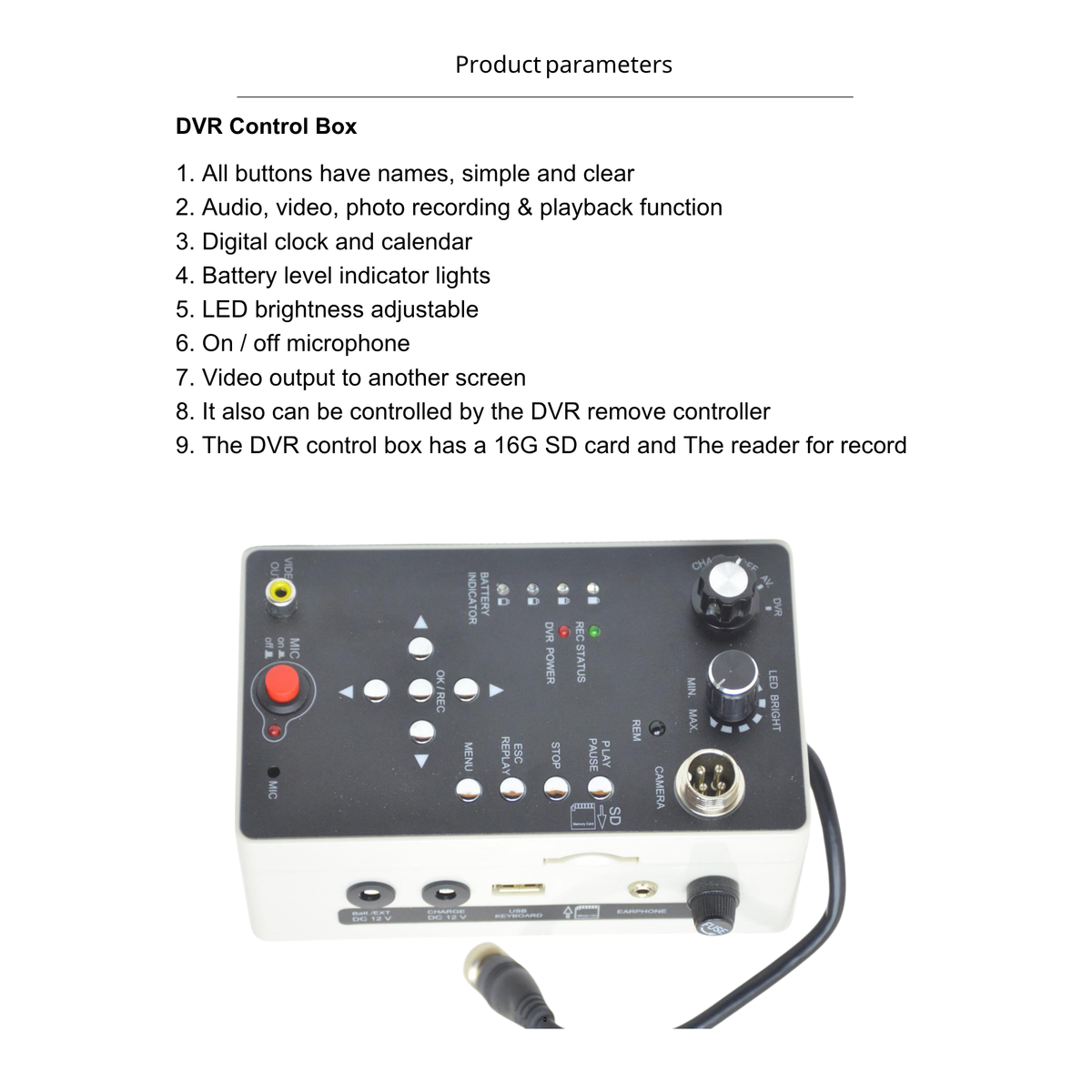 Pest Interceptors Sewer Inspection Camera 23mm - For use in drainage inspections 30 metre reel BLUE cable (5.2mm cable thickness)IP68
