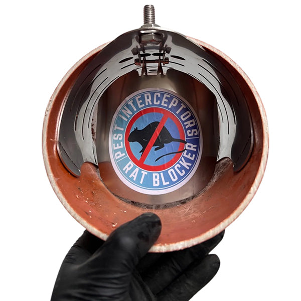 4 inch Stainless Steel Non-Return Valve Rat Blocker (1)