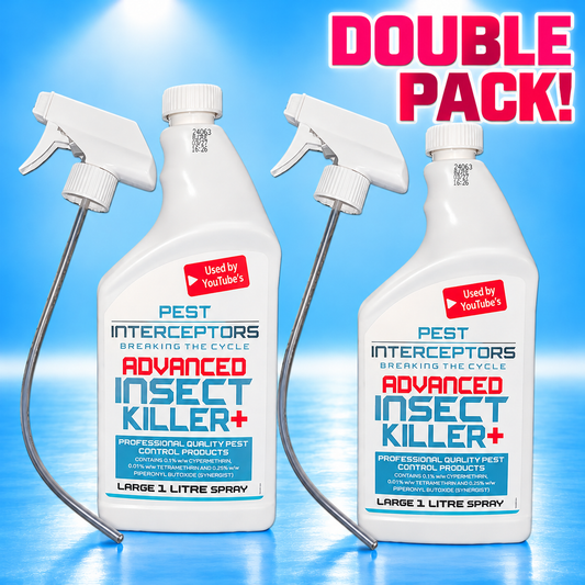 2 Pack ADVANCED INSECT KILLER  1 Litre+ 3 active ingredients including an IGR! By Pest Interceptors