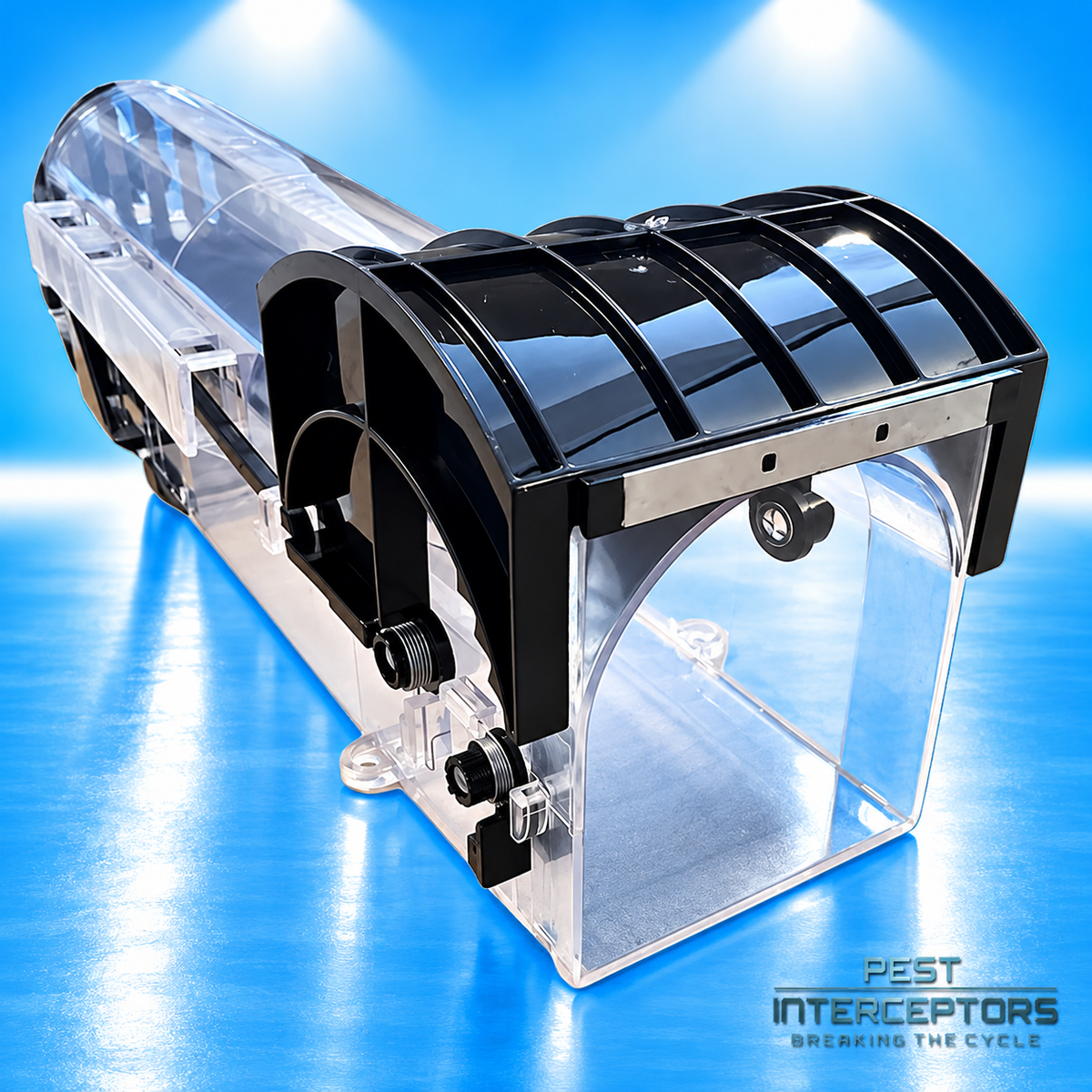 Pest Interceptors 4 Pack Live Capture Trap Humane mouse trap indoor and outdoor use. NO-KILL