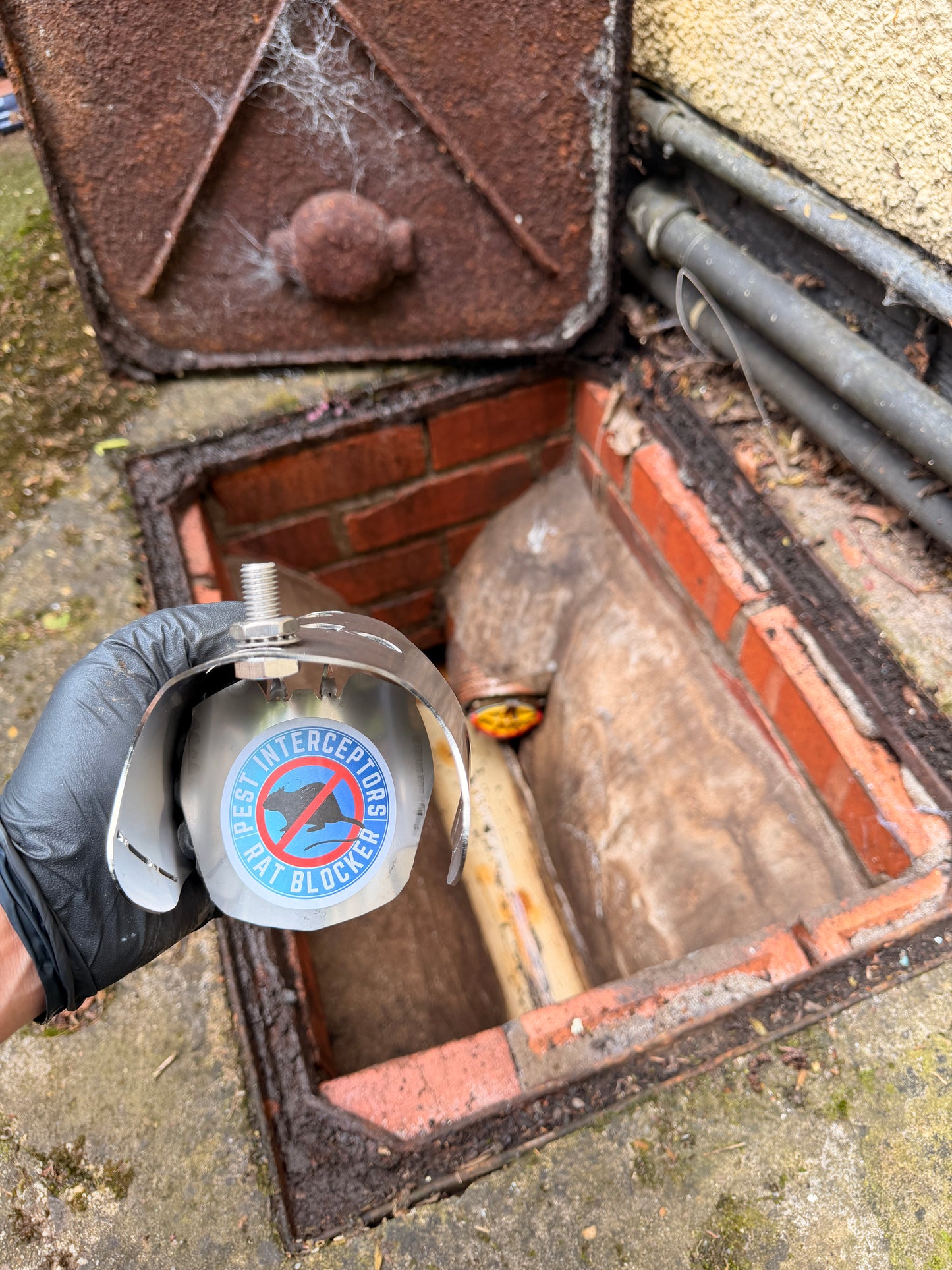 BARGAIN BUNDLE! 4 inch RAT FLAP + Fitting pole