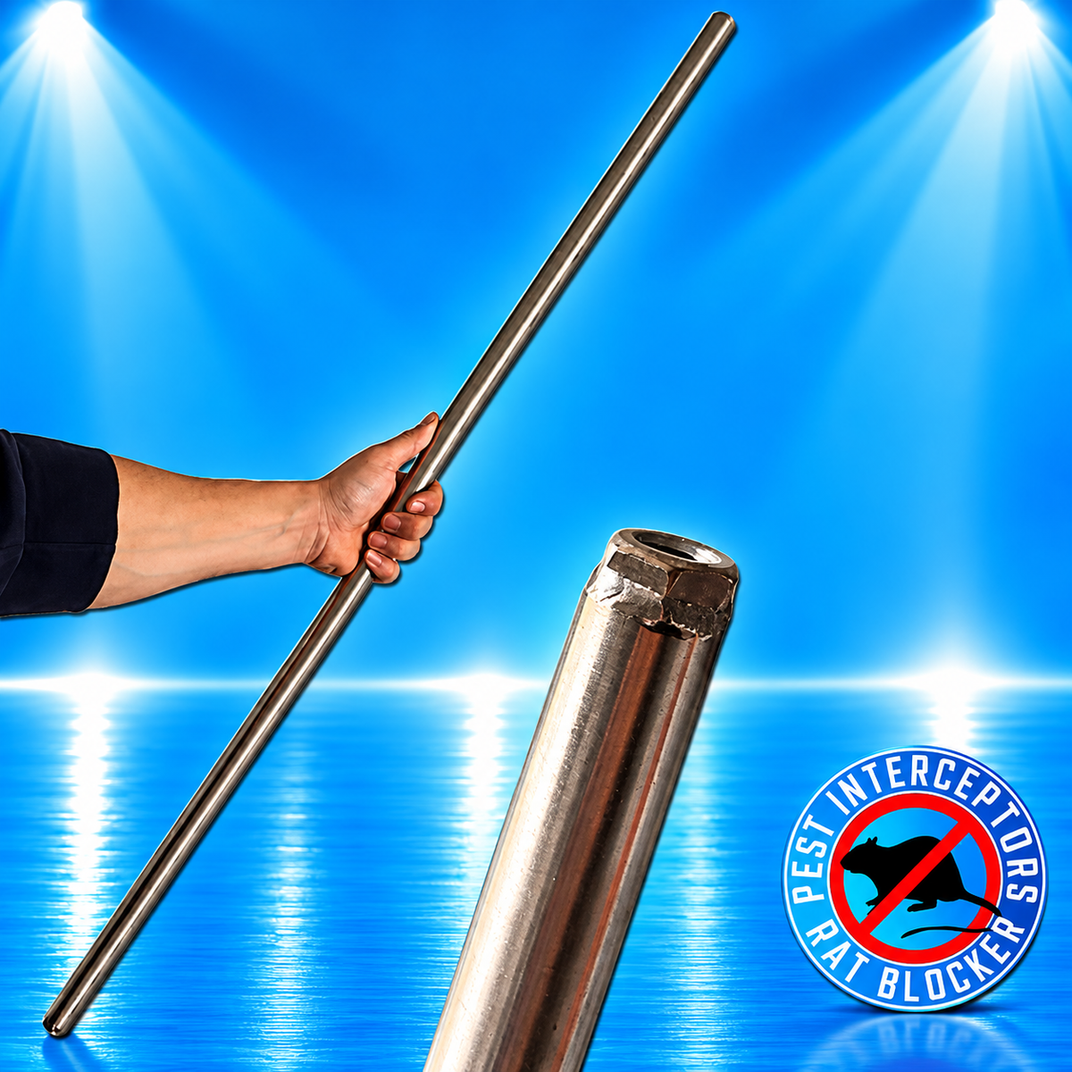 Rat Flap Installation Pole