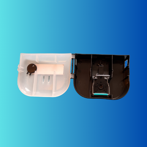 8x Mouse Bait Station PLUS 8x Blue Bar Snap Back Mouse Traps from Pest Interceptors